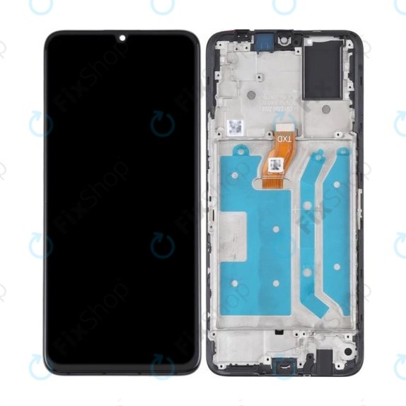 Honor X7 CMA-LX2 - LCD zaslon + zaslon osjetljiv na dodir + okvir (Midnight Black) TFT