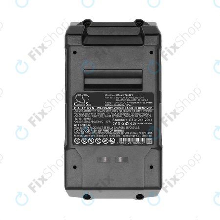 Baterija za Makita Cf001g, Ga005g, 4000mAh, Li-Ion, 40V, BL4020, HQ