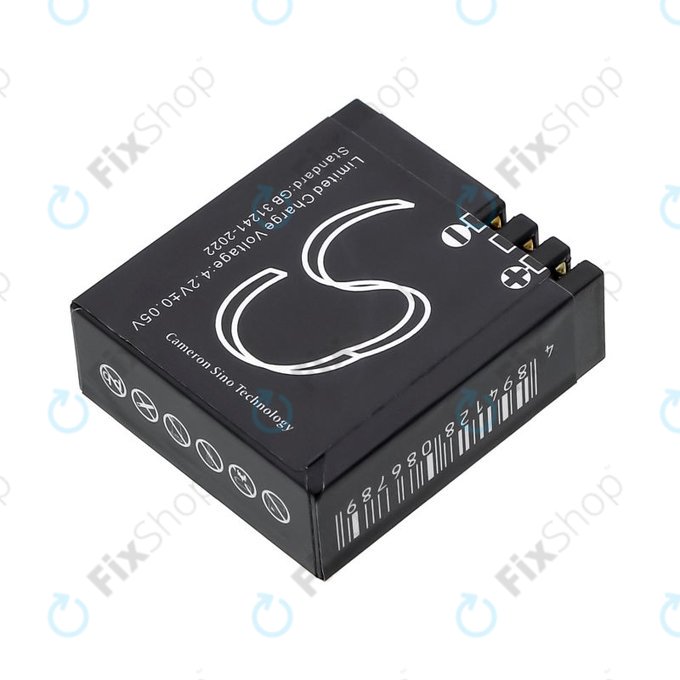 Baterija za SJCAM SJ4000, SJ5000, 900mAh, Li-Ion, 3.7V, SJ4000B, HQ