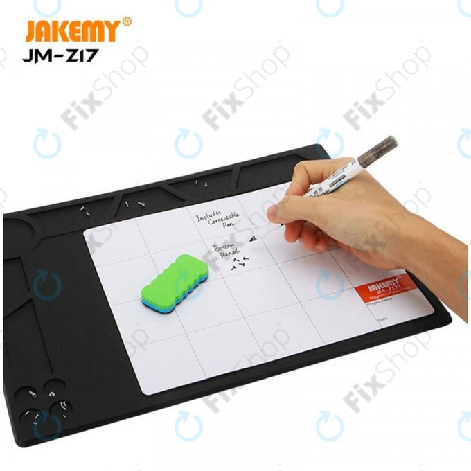 Jakemy JM-Z17 - ESD silikonska podloga otporna na toplinu - 36 x 26 cm + magnetna podloga