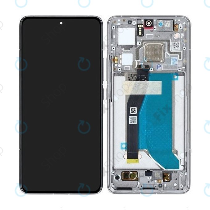 Xiaomi 14T Pro - LCD zaslon + zaslon osjetljiv na dodir + okvir (Titan Gray) - 56001600N1200 Genuine Service Pack