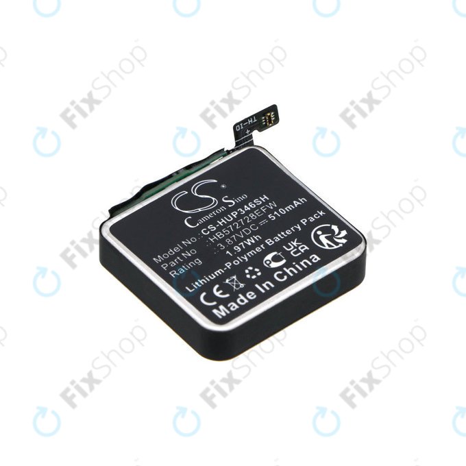 Baterija za Huawei Watch GT3 Pro 46mm, 510mAh, Li-Pol, 3.87V, HB572728EFW, HQ