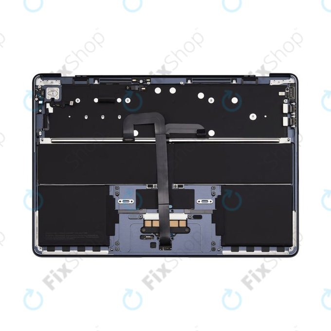Gornji okvir tipkovnice za MacBook Air 13", A3113 (2024), s US tipkovnicom i baterijom, Midnight, 661-40230, Genuine Apple