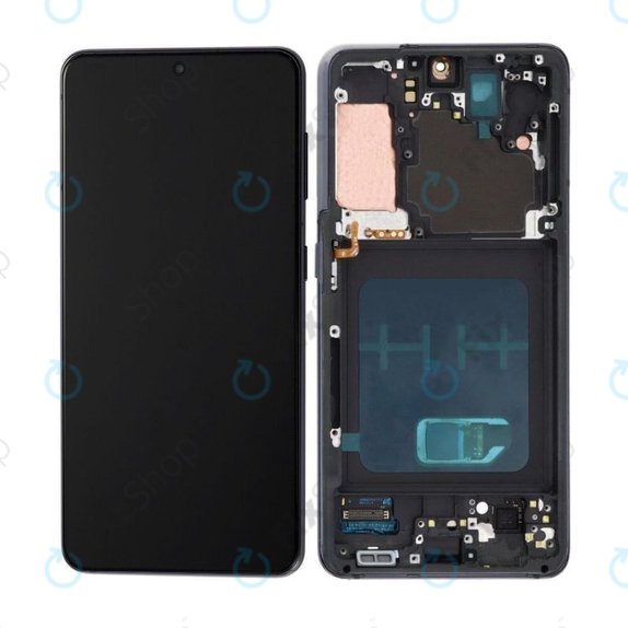 Samsung Galaxy S21 G991B - LCD zaslon + zaslon osjetljiv na dodir + okvir (Phantom Gray) OLED