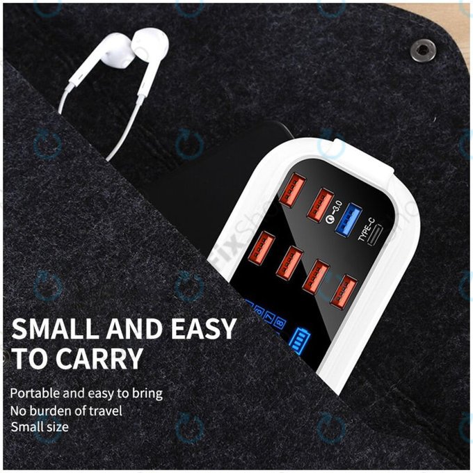 Asometech Model E - USB stanica za punjenje s USB 3.0 & USB-C