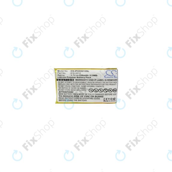 Apple iPod Shuffle (1. generacija) - Baterija 616-0212 250mAh HQ