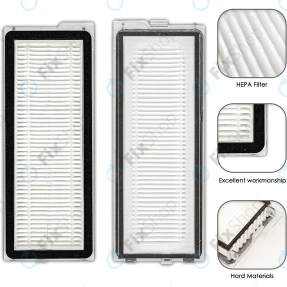 HEPA filter, 2 kom za Xiaomi Roborock Qrevo Curv, Qrevo Edge, Qrevo MaxV, Qrevo Pro, Qrevo Plus, QV-series