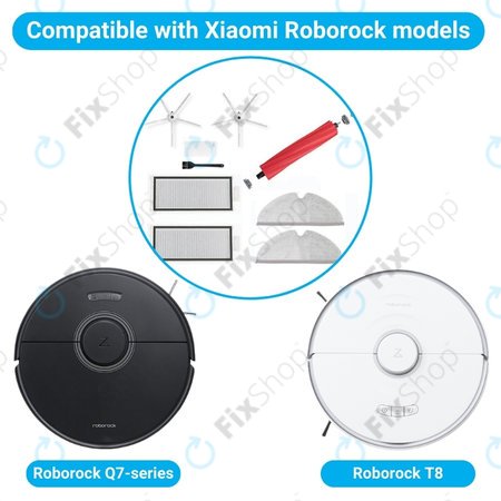 Xiaomi Roborock Q7, Q7+, Q7 Max, Q7 Max+, T8 - Standardni set (Bijela)