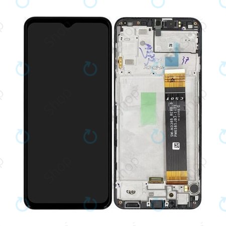 Samsung Galaxy A23 4G A235F - LCD zaslon + zaslon osjetljiv na dodir + okvir (crni) - GH82-28563A, GH82-28657A Originalni servisni paket
