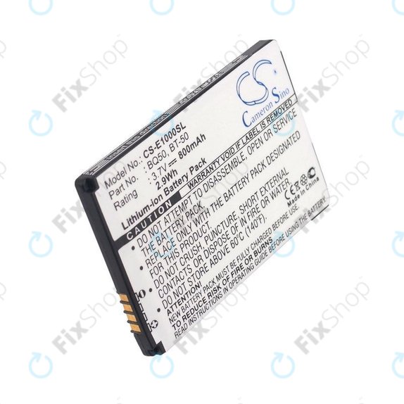 Baterija za Motorola Wilder, 800mAh, Li-Ion, 3.7V, BQ50, HQ