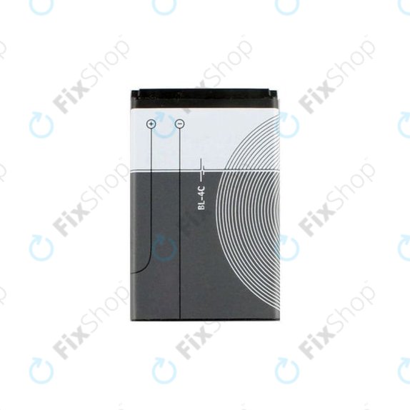 Nokia 107, 108, C2-05, X2, 1000, 2000, 3000, 5000, 6000, 7000-series - Baterija BL-4C 890mAh - 0670386
