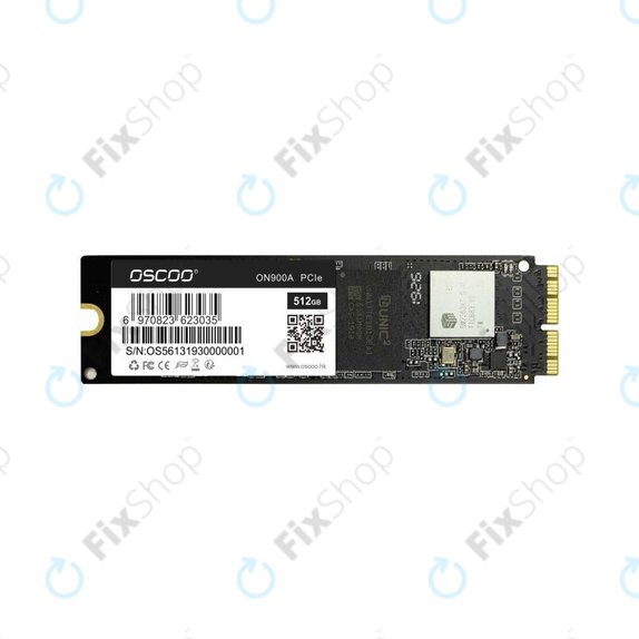 Oscoo ON900A PCIe - SSD 512 GB - MacBook Air, Pro (krajem 2013. - 2017.) Refurbished