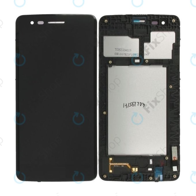 LG K8 M200N (2017) - LCD zaslon + zaslon osjetljiv na dodir + okvir (Black) TFT