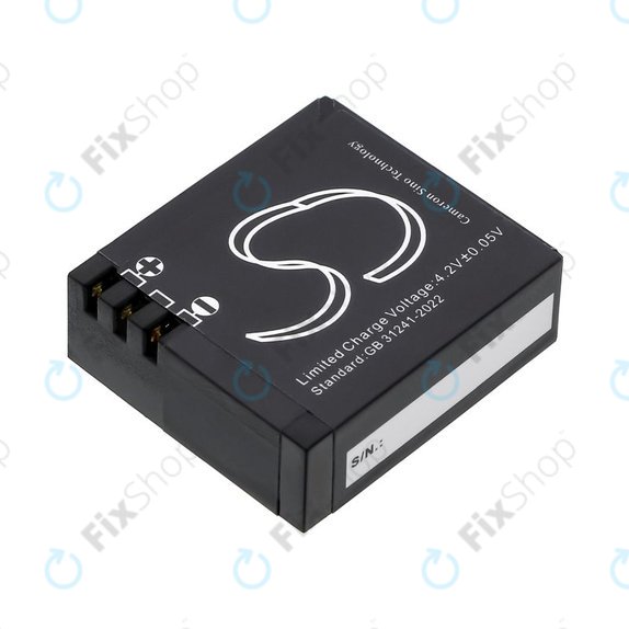 Baterija za SJCAM SJ4000, SJ5000, 900mAh, Li-Ion, 3.7V, SJ4000B, HQ