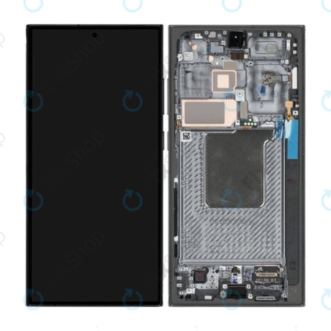 Samsung Galaxy S24 Ultra S928B - LCD zaslon + zaslon osjetljiv na dodir + okvir (Titanium Black) - GH82-33396B Genuine Service Pack