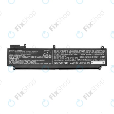 Baterija za Lenovo ThinkPad T460s, T470s, 2000mAh, Li-Pol, 11.4V, 00HW022, HQ