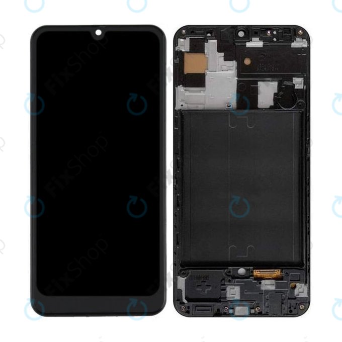Samsung Galaxy A50 A505F - LCD zaslon + zaslon osjetljiv na dodir + okvir TFT (crni)
