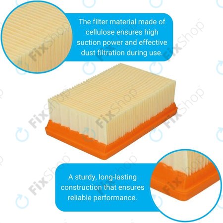 Kärcher WD-series, MV-series, KWD-series - Plosnati filtar