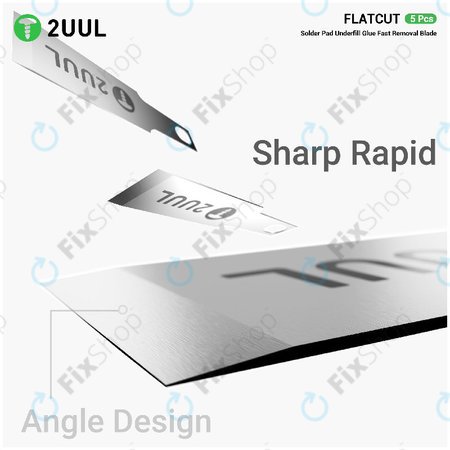 Oštrice za uklanjanje underfill ljepila, ravni rez, 2UUL DA28, 5kom/pak