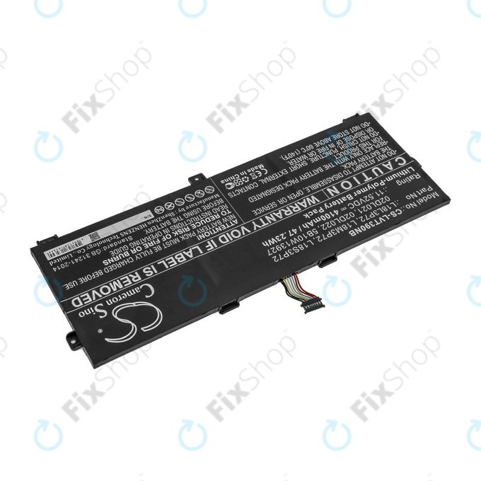 Baterija za Lenovo ThinkPad X390, Yoga X390, 4100mAh, Li-Pol, 11.52V, 02DL021, HQ