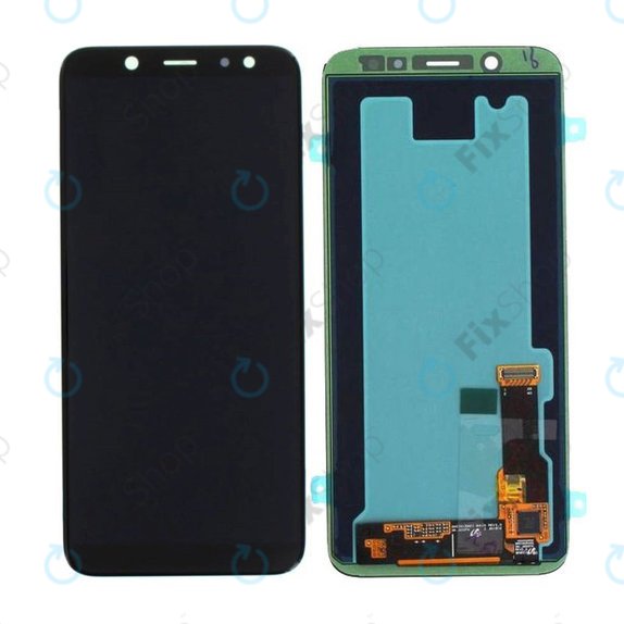 Samsung Galaxy A6 A600F (2018) - LCD zaslon + zaslon osjetljiv na dodir (crni) - GH97-21897A, GH97-21898A Originalni servisni paket
