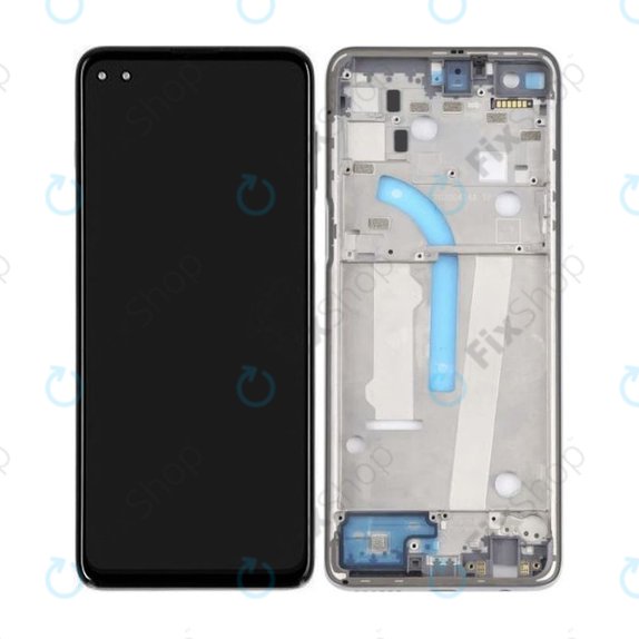 Motorola Moto G100 XT2125 - LCD zaslon + zaslon osjetljiv na dodir + okvir (Slate Grey) TFT