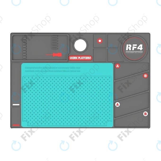 Refox RF4 radna platforma - ESD antistatička podloga za otpornost na toplinu