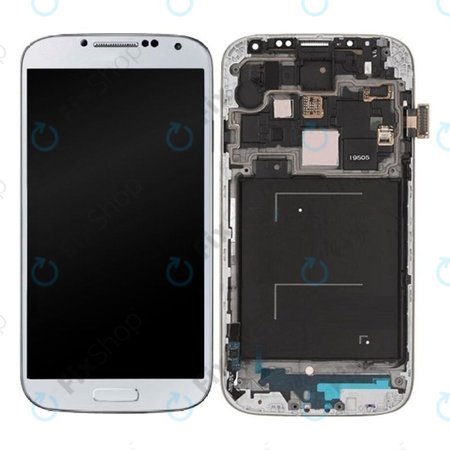 Samsung Galaxy S4 i9505 - LCD zaslon + zaslon osjetljiv na dodir + okvir (White Frost) OLED