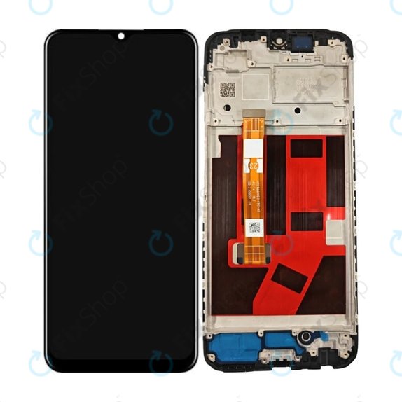 Oppo A38 CPH2579 - LCD zaslon + zaslon osjetljiv na dodir + okvir (Glowing Black) TFT