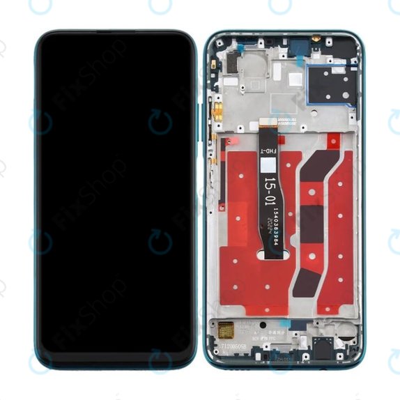 Huawei P40 Lite - LCD zaslon + zaslon osjetljiv na dodir + okvir (Crush Green) TFT