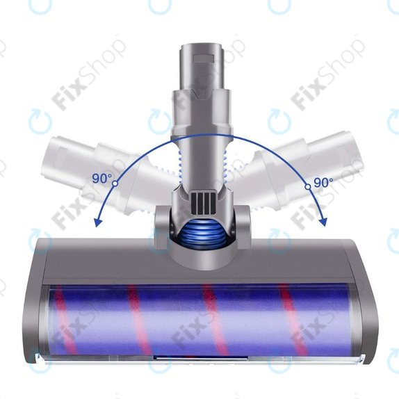 Dyson V6, DC-series - Glava podne mlaznice s valjkom