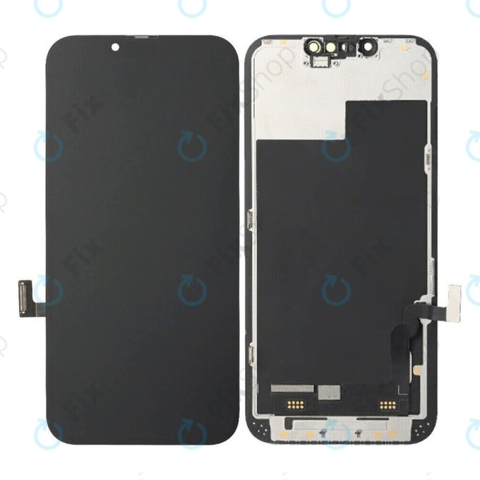 Zaslon Soft OLED za iPhone 13 - Dodirno staklo + Okvir, DIAGNOSTIC