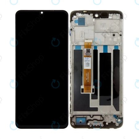 Realme C53 RMX3760 - LCD zaslon + zaslon osjetljiv na dodir + okvir (Mighty Black) TFT