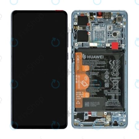 Huawei P30 - LCD zaslon + zaslon osjetljiv na dodir + okvir + baterija (Breathing Crystal) - 02352NLP, 02354HMF, 02354KUB Genuine Service Pack