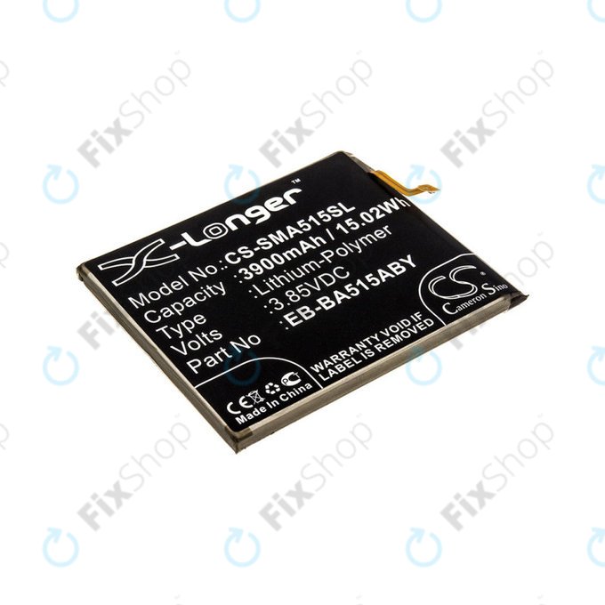 Baterija za  Samsung A51 A515F, 3900mAh, Li-Pol, 3.85 V, EB-BA515ABY, HQ