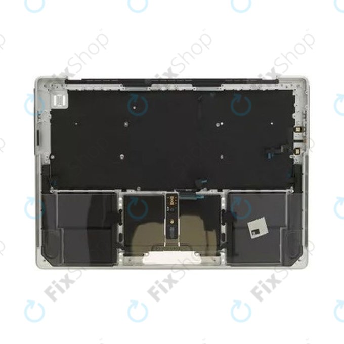 Gornji okvir tipkovnice za MacBook Pro 14", A2442 (2021), A2779 (2023), s US tipkovnicom i baterijom, Silver, 661-32211, Genuine Apple