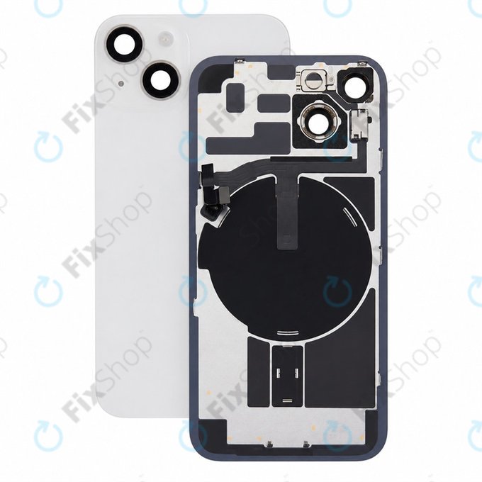 Staklo stražnjeg kućišta za iPhone 14, Starlight, Pulled A