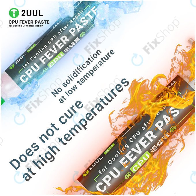 Termalna pasta za CPU, hlađenje, 2UUL SC10, 50g