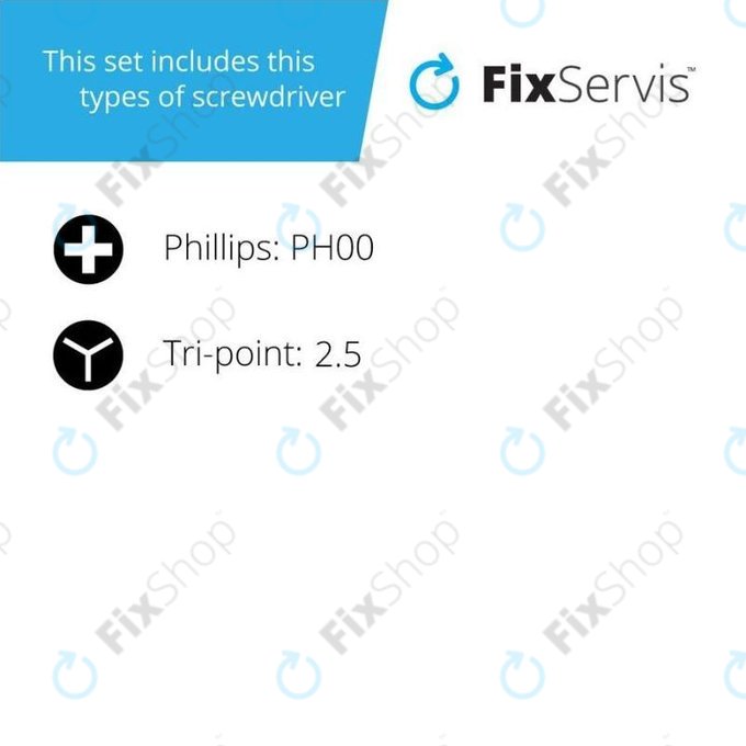 Jednostavni odvijači - Phillips + Tri-Point (MacBook)