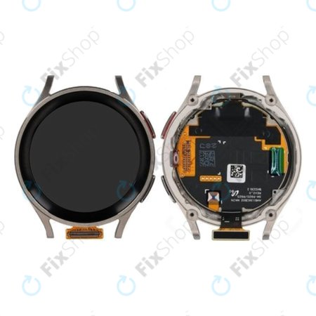 Samsung Galaxy Watch 5 Pro 45 mm R925 - LCD zaslon + zaslon osjetljiv na dodir + okvir (sivi titan) - GH82-30045A Originalni servisni paket