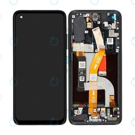 Asus ZenFone 8 ZS590KS - LCD zaslon + zaslon osjetljiv na dodir + okvir (Obsidian Black) OLED