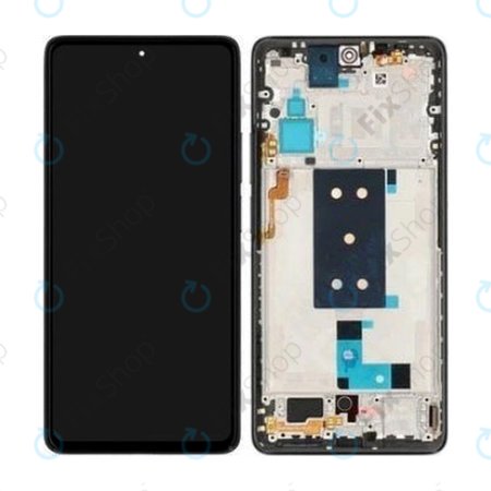 Xiaomi Poco F4 5G 22021211RG, 22021211RI - LCD zaslon + zaslon osjetljiv na dodir + okvir (noćno crni) OLED