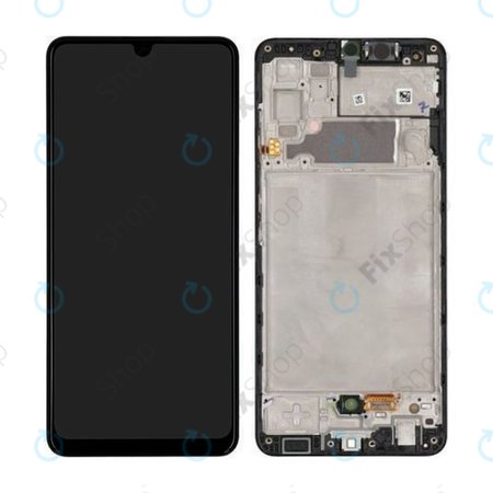 Samsung Galaxy A32 A325F - LCD Dsplay + Touch Screen + Frame (Awesome Black) - GH82-25566A, GH82-25579A Genuine Service Pack