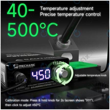 Mechanic T12 Pro - Digitalna stanica za lemljenje (Black)