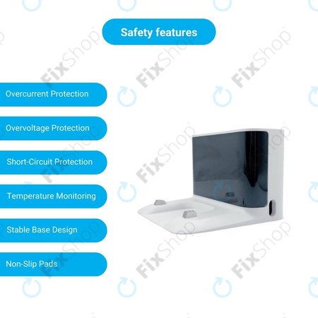 Xiaomi Roborock S5, S5 Max, S6 Pure, S6 MaxV, S7, S7 MaxV, S8, Q7, Q7 Max - Dock za punjenje (Bijela)