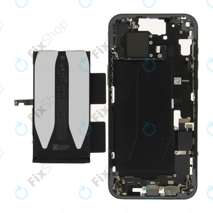 Srednji okvir s baterijom za iPhone 15 Plus | Black | ZD076-00674 | Genuine Apple