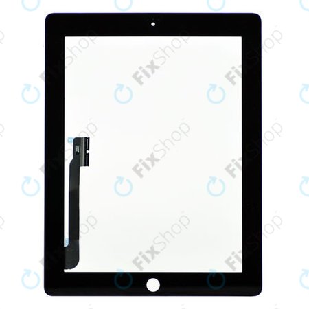 Apple iPad 3, iPad 4 - Zaslon osjetljiv na dodir (crni)