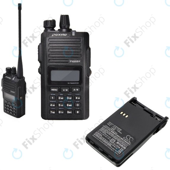 Baterija za ADI AT-46, Baojie BJUV22, Huntec HT-3688, 1200mAh, Li-Ion, 7.4V, LB-38L, HQ
