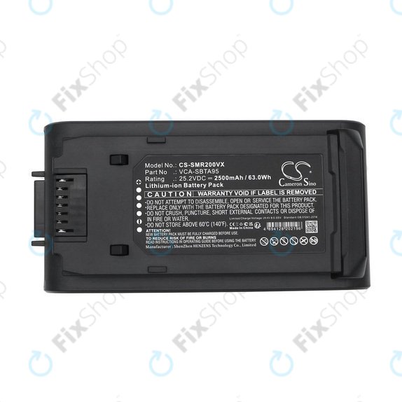 Baterija za Samsung Bespoke Jet, Bespoke Jet Complete, 2500mAh, Li-Ion, 25.2V, VCA-SBTA95, HQ