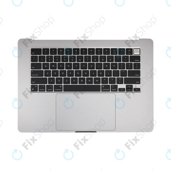 Gornji okvir tipkovnice za MacBook Air 15", A3114 (2024), s US tipkovnicom i baterijom, Space Gray, 661-40266, Genuine Apple